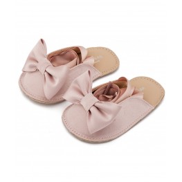  Babywalker Παπούτσι Βαπτιστικό Αγκαλιάςr MI1661 Ροζ Αντικέ